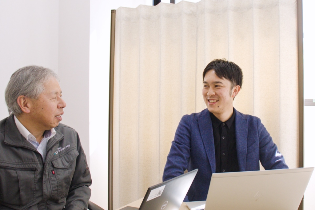 インタビュー風景