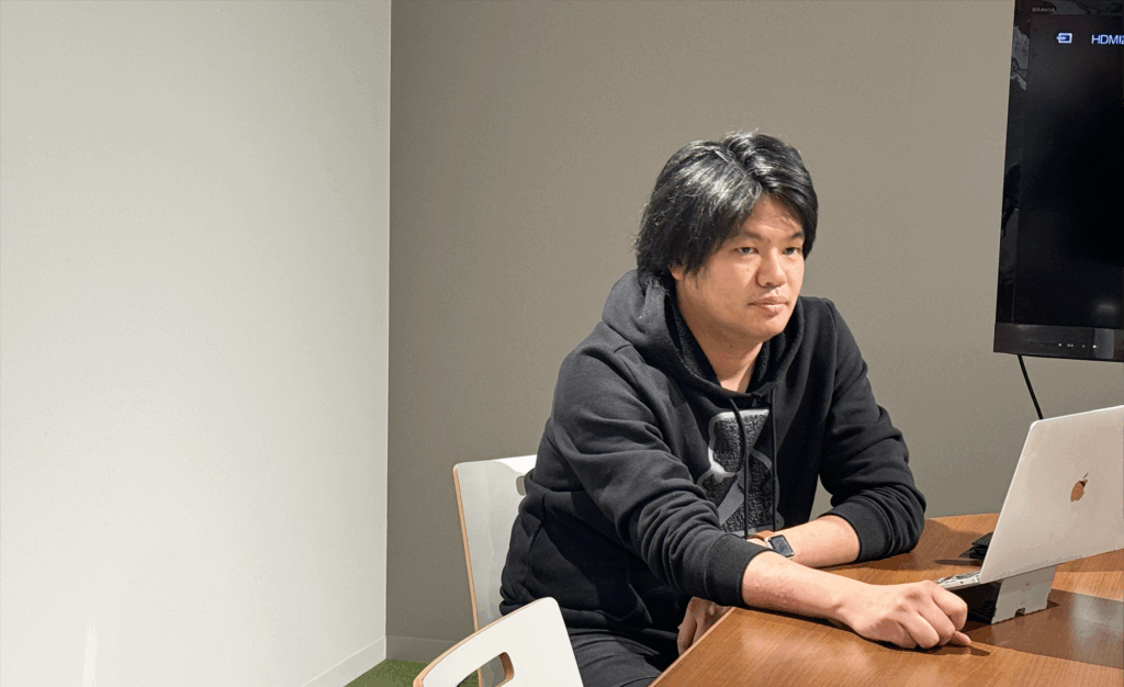 インタビュー風景