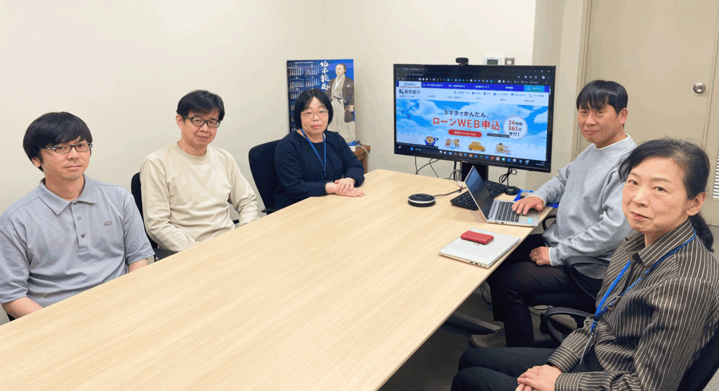 インタビュー風景