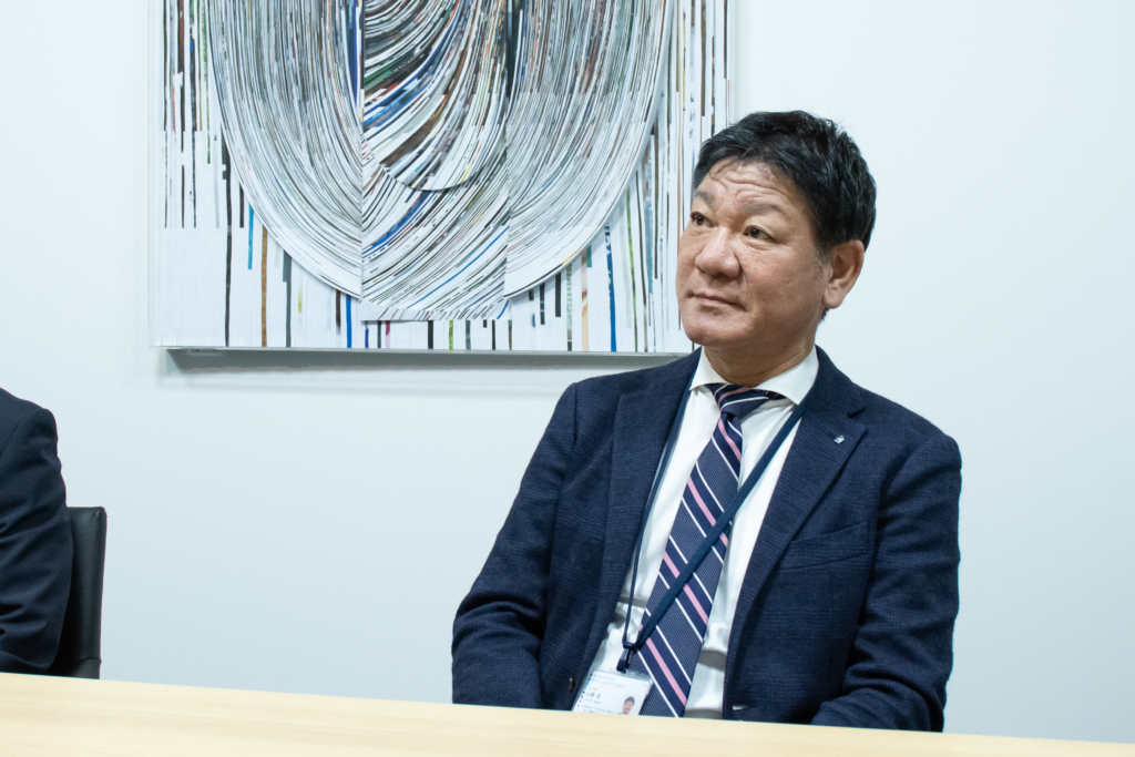 インタビュー風景