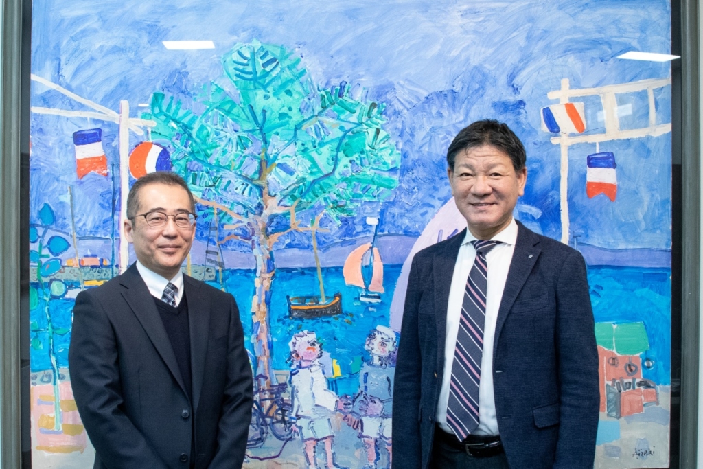 インタビュー風景