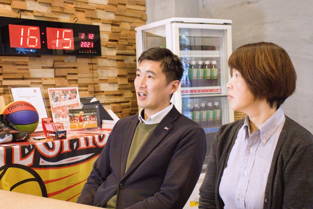 インタビュー風景