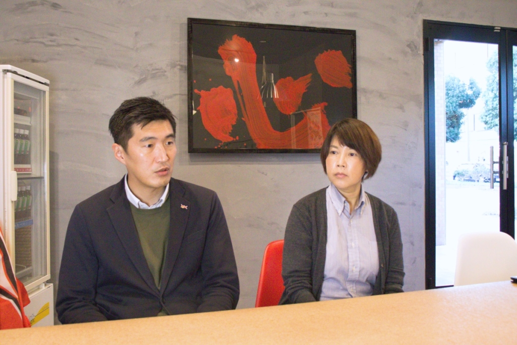 インタビュー風景